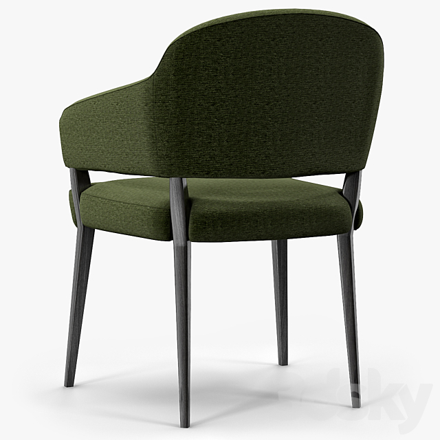 Knightsbridge Lucia Upright Open Chair 3DS Max Model - thumbnail 3