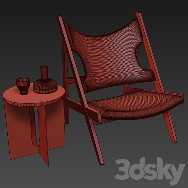 Knitting Chair by Menu 3DSMax File - thumbnail 3