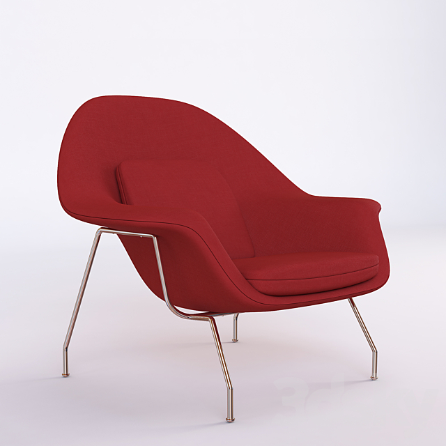 Knoll Womb chair 3ds Max - thumbnail 1