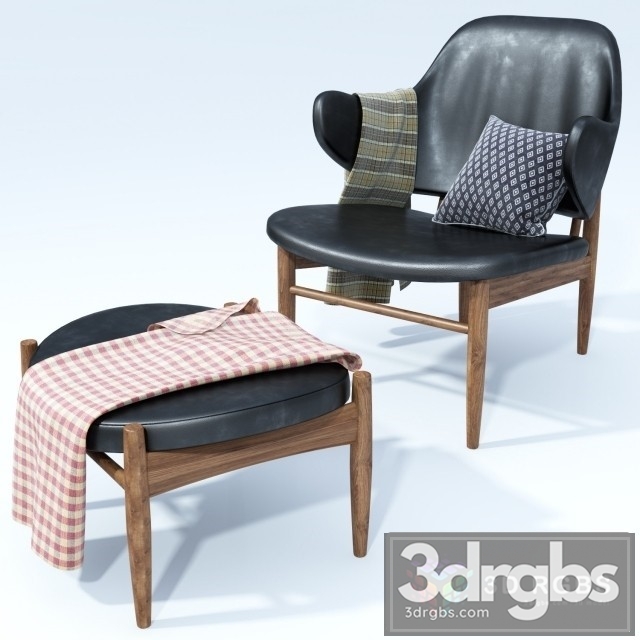 Kofod Larsen Armchair 3dsmax Download - thumbnail 1