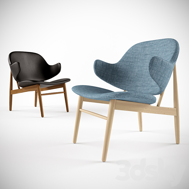 Kofod-Larsen Easy Chair 3DSMax File - thumbnail 1