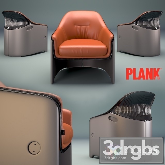 Konstantin Grcic avus Lounge Chair For Plank 3dsmax Download - thumbnail 1