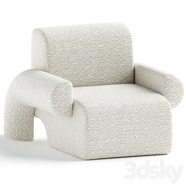 Kraniya Chair 3DS Max Model - thumbnail 1