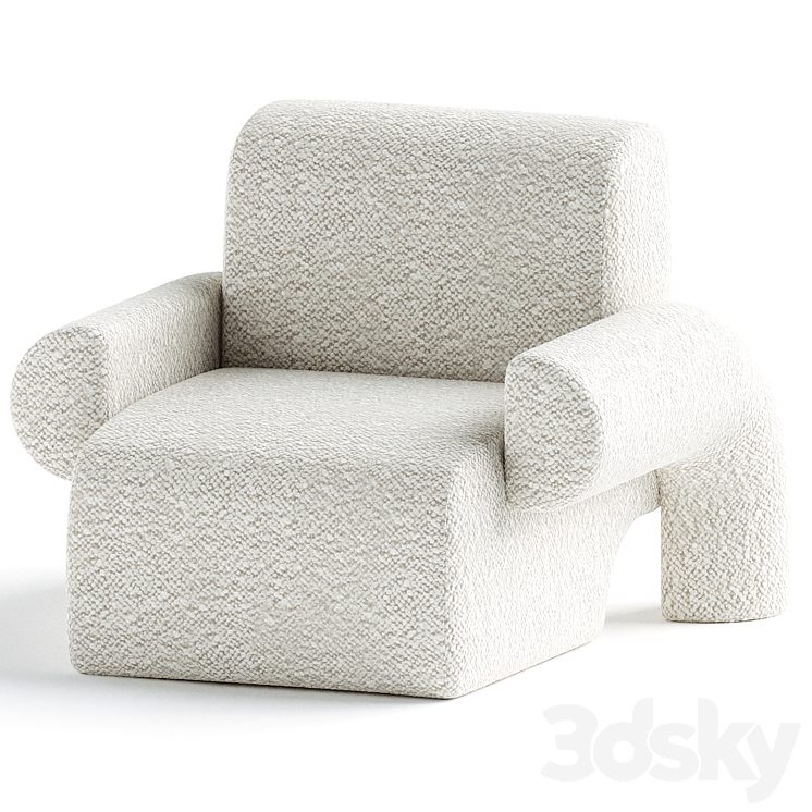 Kraniya Chair 3DS Max Model - thumbnail 2