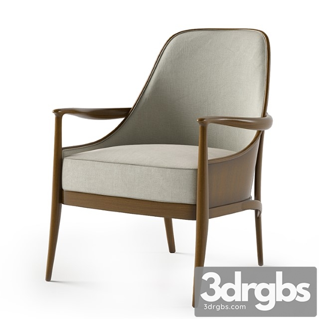 Kravet copenhagen lounge chair 3dsmax Download - thumbnail 1