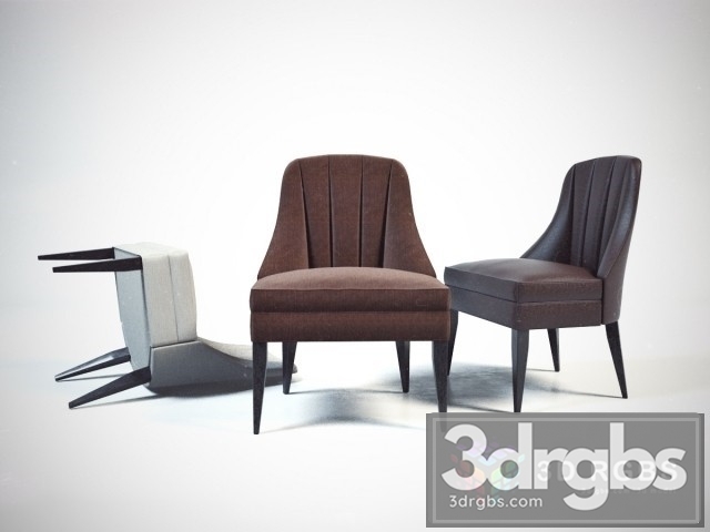 Kreslo Chair Set 3dsmax Download - thumbnail 1