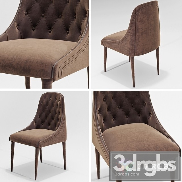 Kreslo Lazzeroni Ginger Chair 3dsmax Download - thumbnail 1