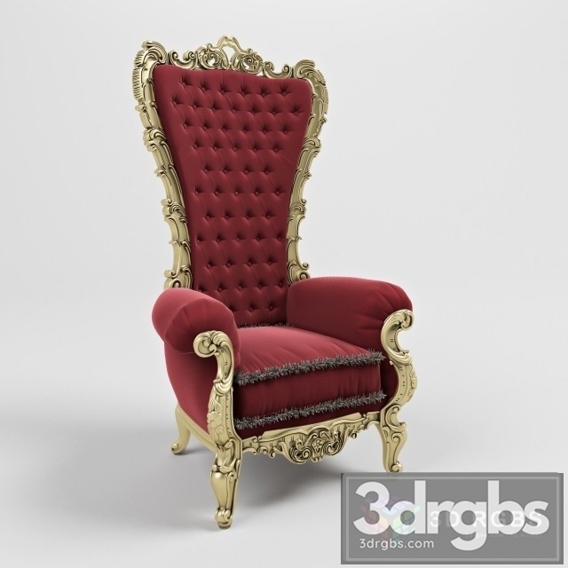 La Contessina Armchair 3dsmax Download - thumbnail 1