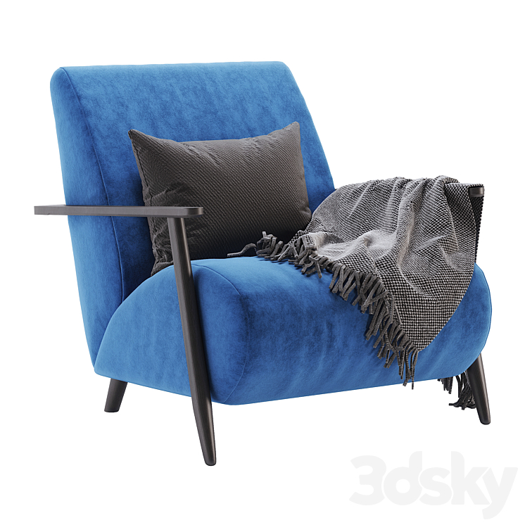 La Forma Home Armchair marthan 3DS Max - thumbnail 2