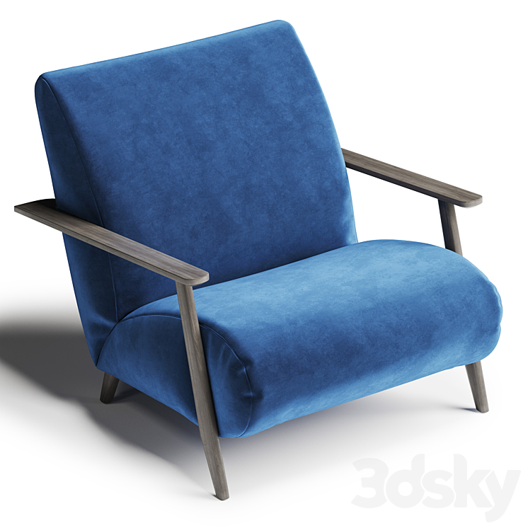 La Forma Home Armchair Marthan 3DS Max - thumbnail 1