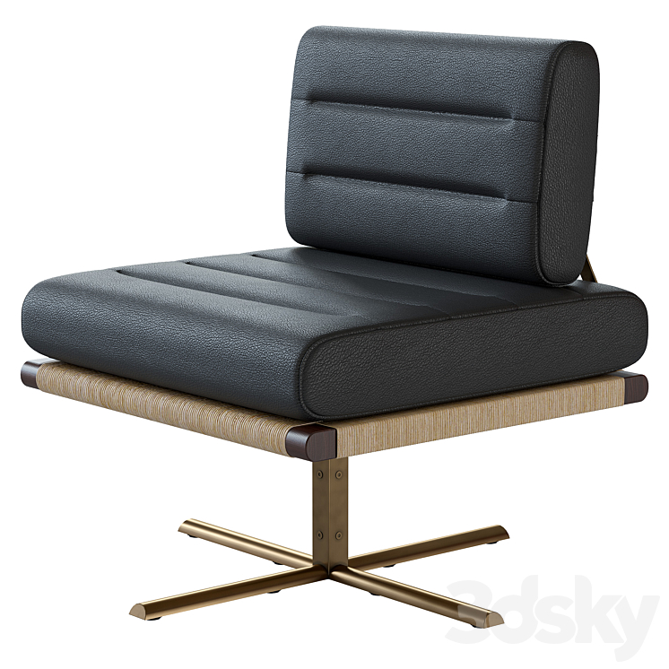 La Rambla lounge chair 3DS Max - thumbnail 1