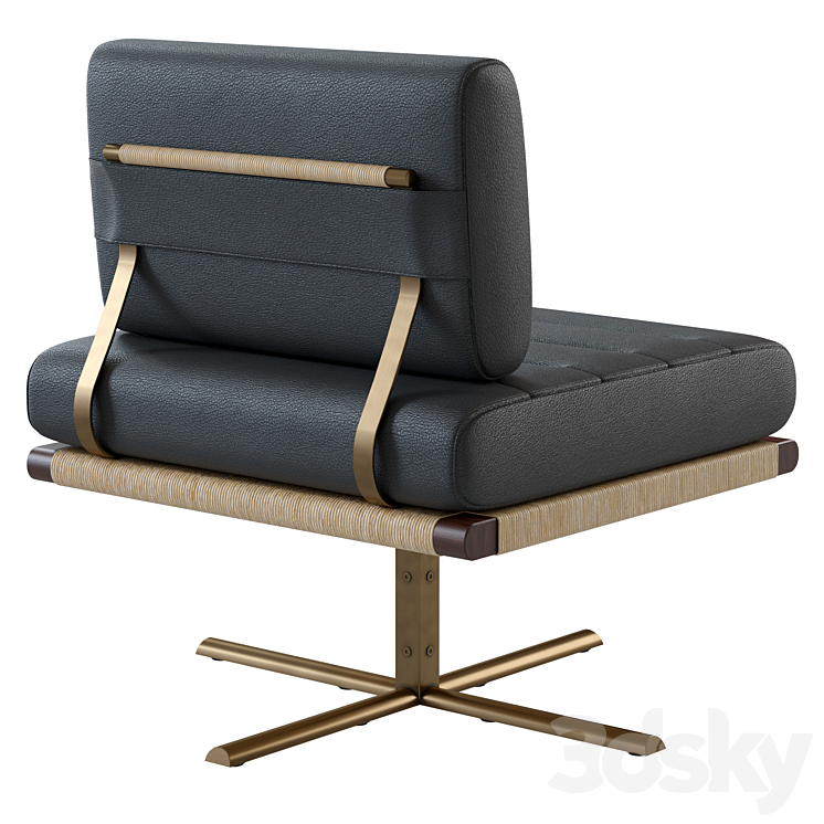 La Rambla lounge chair 3DS Max - thumbnail 2