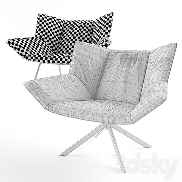 Label. Armchair Gustav. 3DS Max Model - thumbnail 3