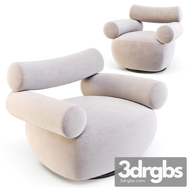 Labofa Mallow Lounge Chairs Large And Small 3dsmax Download - thumbnail 1