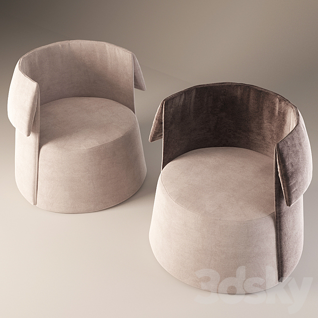 LaCarmen Armchair 3DSMax File - thumbnail 1