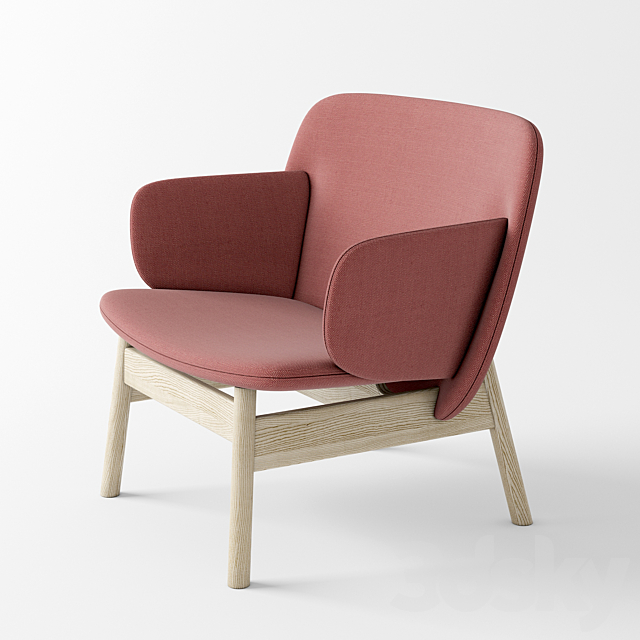 LaCividina Ala low armchair 3ds Max - thumbnail 1