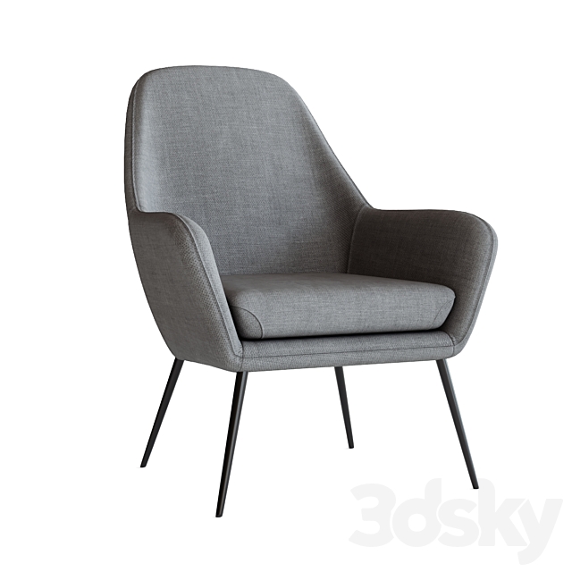 LaForma _ Armchair VALERIA 3DSMax File - thumbnail 1