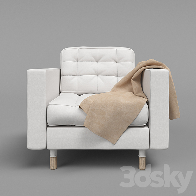 Landskrona Armchair 3DSMax File - thumbnail 3