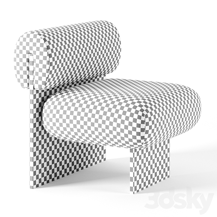 L'ART LOUNGE CHAIR by Fomu 3DS Max - thumbnail 2