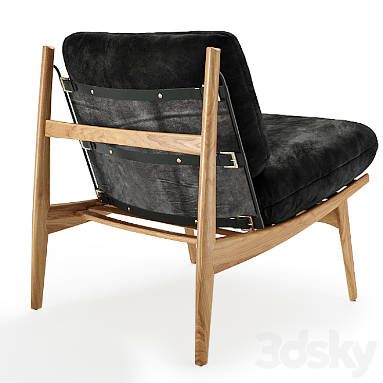 Lawson-Fenning Maker's Lounge Chair 3DS Max - thumbnail 2