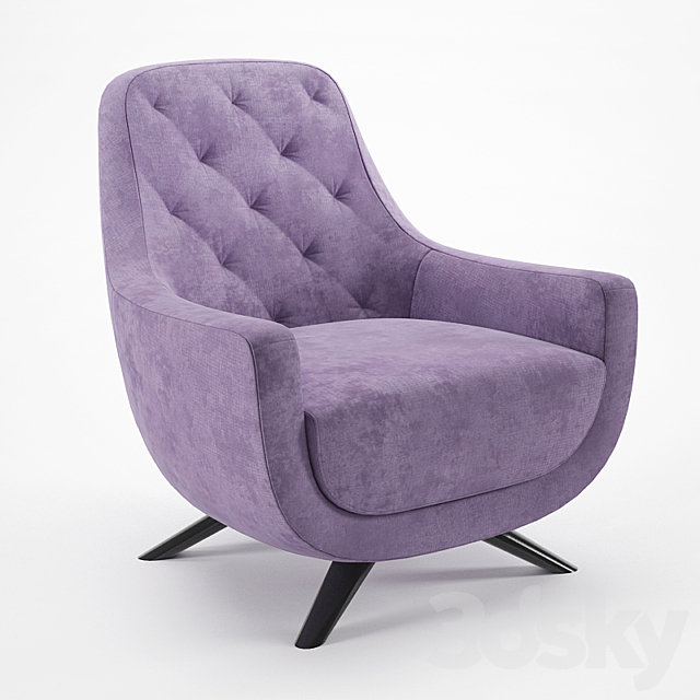 Lazar – Baci Accent Chair 3ds Max - thumbnail 1