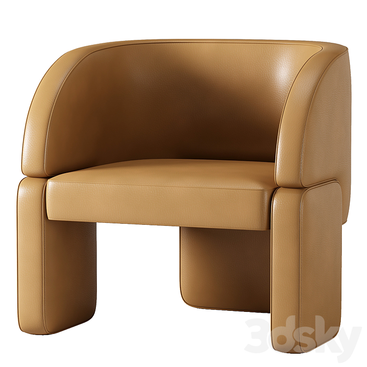 LAZYBONES LOUNGE Chair 3DS Max - thumbnail 2