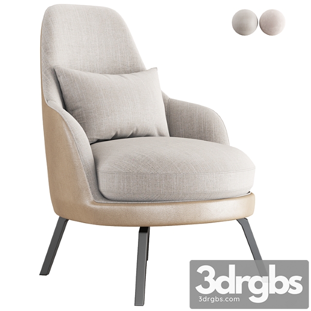 Le Comfort Air Armchair 3dsmax Download - thumbnail 1