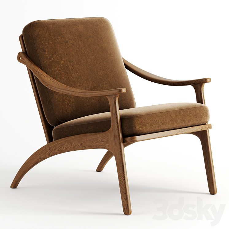 Lean Back Chair by Warm Nordic 3DS Max - thumbnail 1