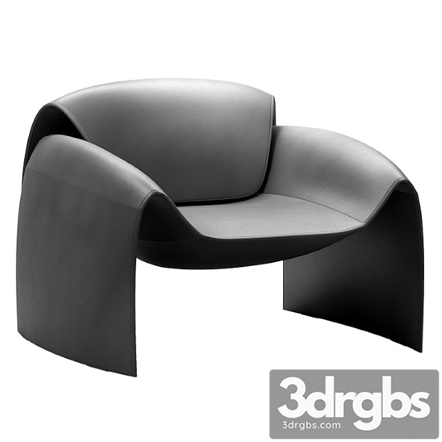 Leclub Armchair 3dsmax Download - thumbnail 1