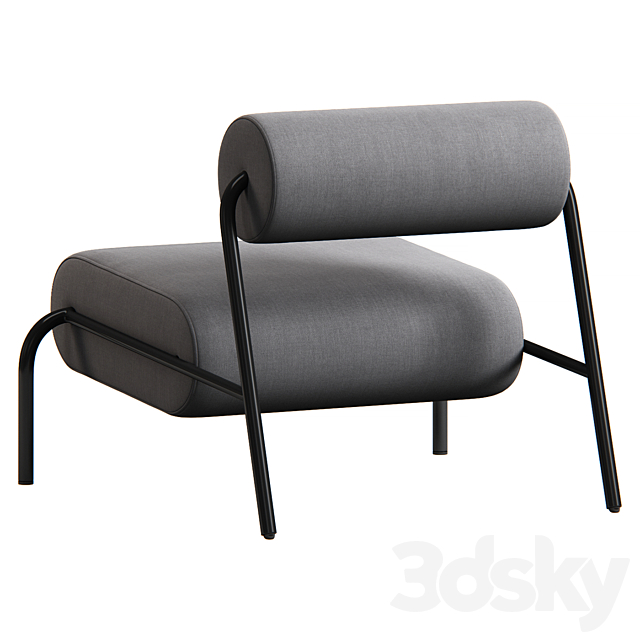 Lekima Lounge Chair by Zuiver 3DSMax File - thumbnail 3