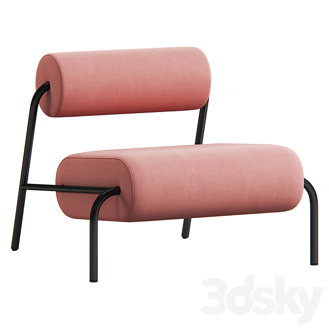 Lekima Lounge Chair by Zuiver 3DSMax File - thumbnail 4