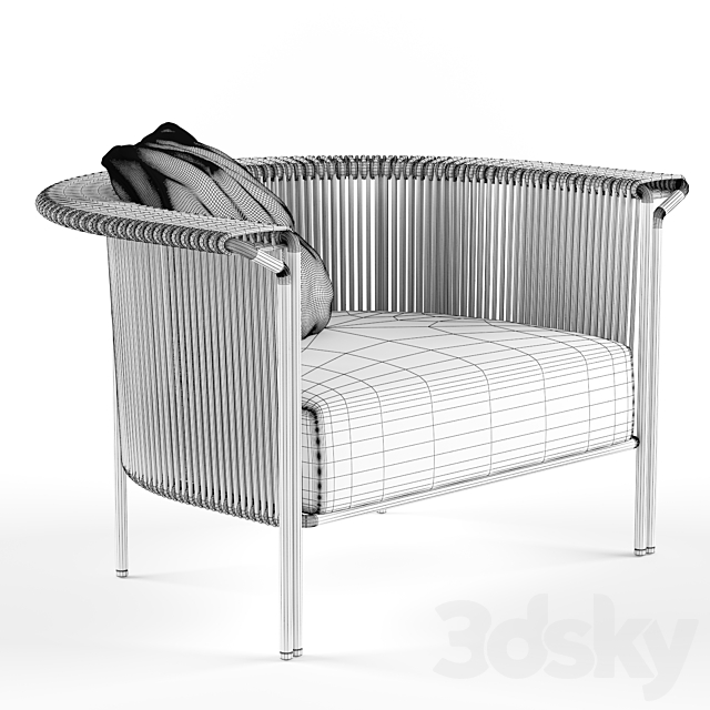 Lema alton armchair 3ds Max - thumbnail 2