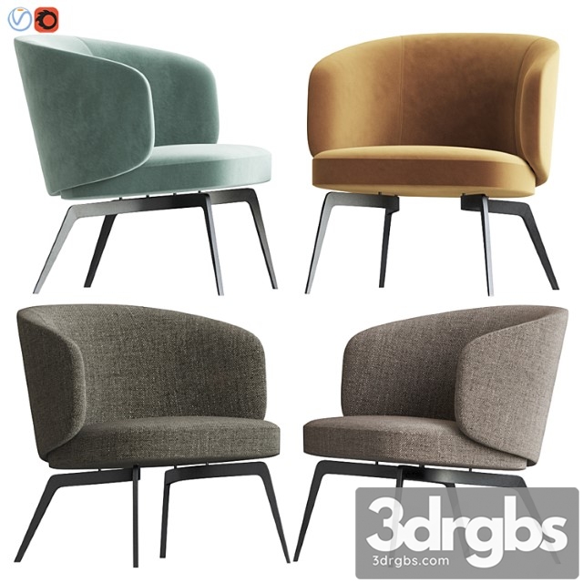 Lema bice armchair 2 3dsmax Download - thumbnail 1