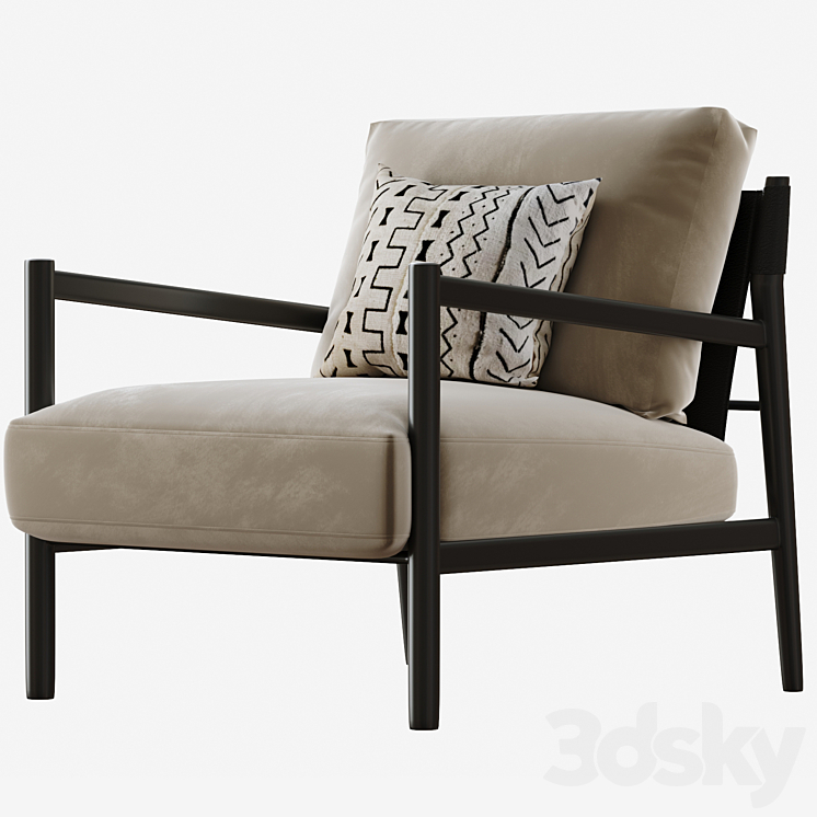 Lema maddix armchair 3DS Max - thumbnail 1