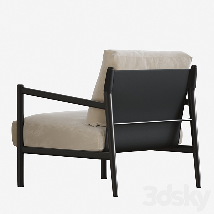 Lema maddix armchair 3DS Max - thumbnail 2