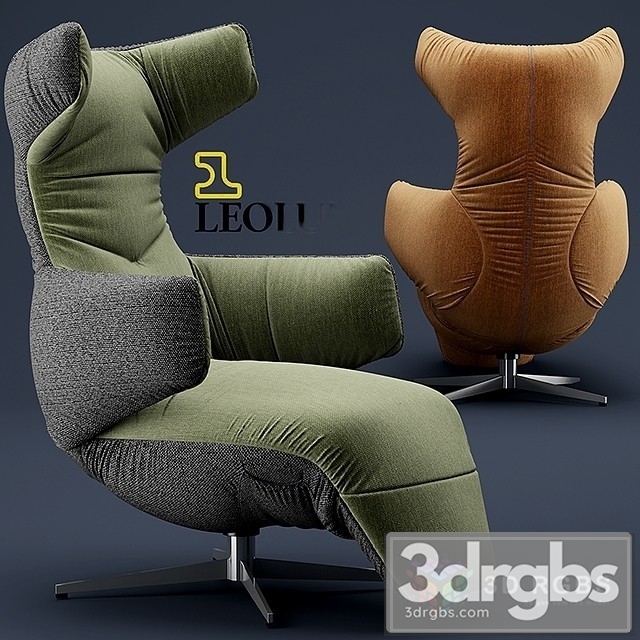 Leolux Saphira Armchair 3dsmax Download - thumbnail 1