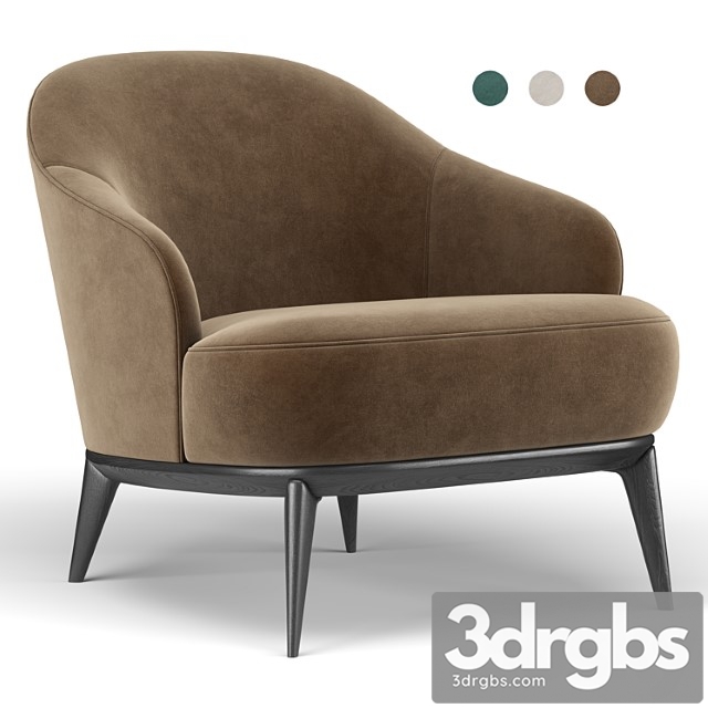 Leslie armchair 3dsmax Download - thumbnail 1