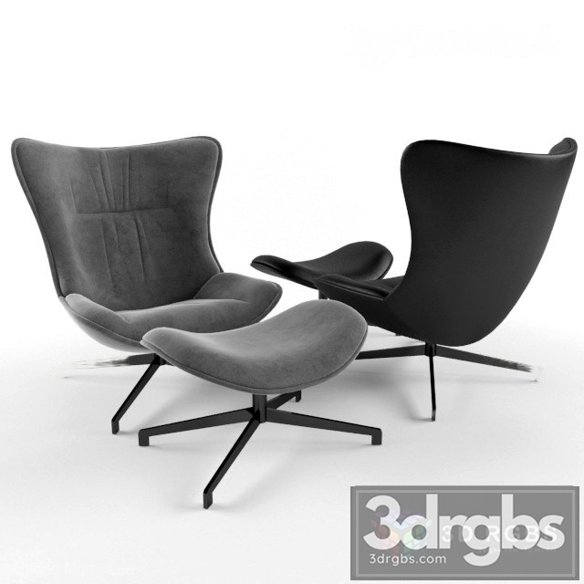 Ligne Roset Amy Armchair 3dsmax Download - thumbnail 1