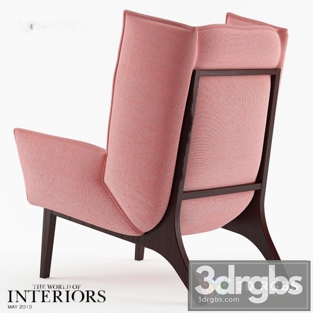 Ligne Roset Armchair 02 3dsmax Download - thumbnail 1