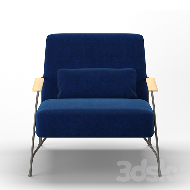 Ligne Roset Humphrey Armchair 3ds Max - thumbnail 3