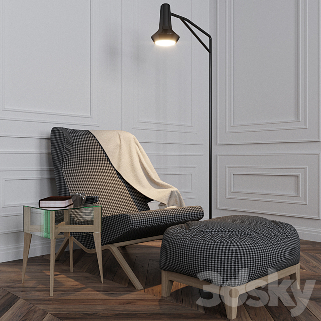 Ligne Roset mix 3ds Max - thumbnail 1