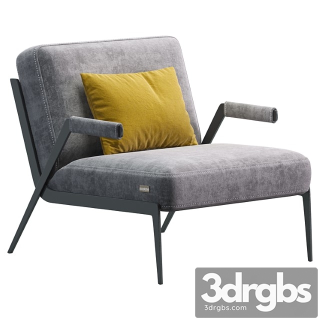 Lima nicoline armchair 3dsmax Download - thumbnail 1