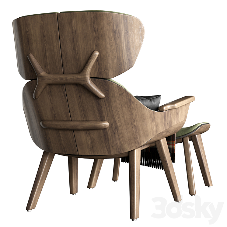 Linteloo Florian armchair 3DS Max Model - thumbnail 2