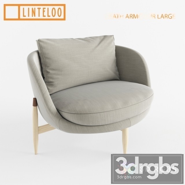 Linteloo Heath Armchair Large 3dsmax Download - thumbnail 1