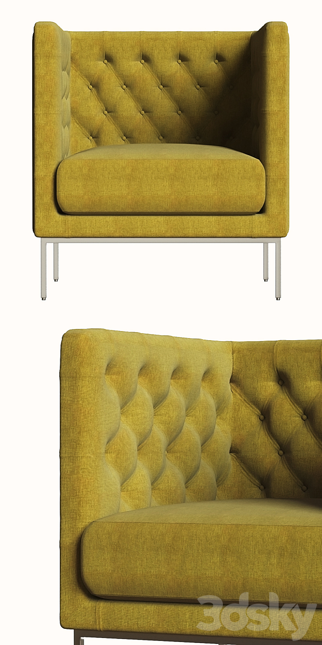 LIPP | Armchair 3DSMax File - thumbnail 2