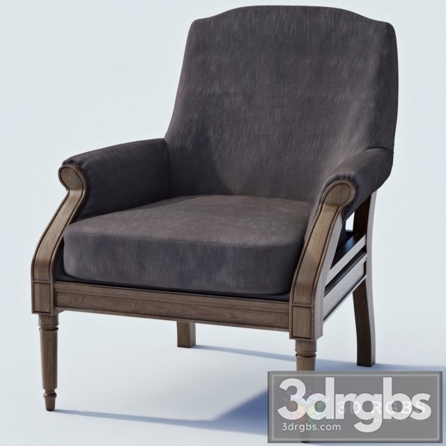 Loft Design Classic Armchair 3dsmax Download - thumbnail 1