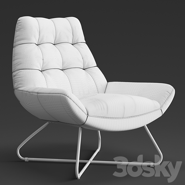 loftdesigne 3523 armchair 3DS Max Model - thumbnail 2