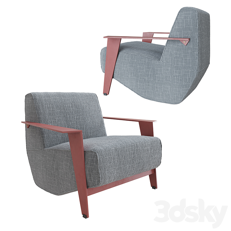 LoftDesigne Chair 3976 model 3DS Max Model - thumbnail 1