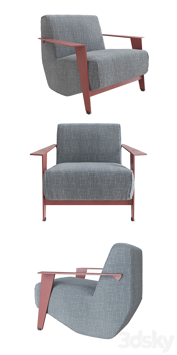 LoftDesigne Chair 3976 model 3DS Max Model - thumbnail 2