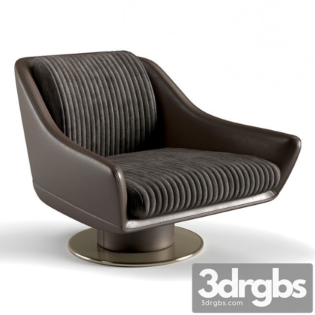 Longhi sol armchair 3dsmax Download - thumbnail 1